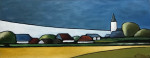Easthim  20 x 50 cm  olie op doek        verkocht