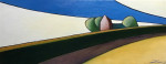 Fryskwerd  20 x 50 cm olie op doek verkocht