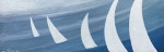 sail away  olie op paneel  14 x 40 cm  verkocht