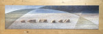 Skiep  olieverf op paneel  20 x 70 