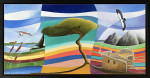 Fryslan,Aruba,Peru  100 x 50 cm