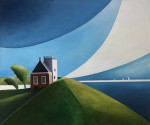 Fjoertoer by Warkum  olie / doek 50 x 60 cm