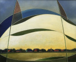 Brânburren  olie/doek  40 x 50 cm